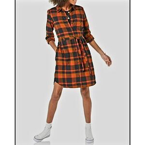 NEW WITH TAGS GOODTHREADS QOMENS PLAID DRESS